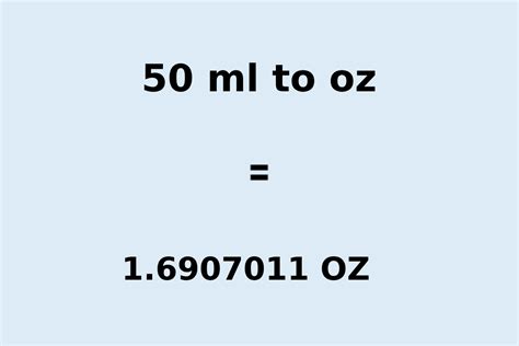50 milliliters is equal to 1.6907 ounces, according to the online calculator for milliliter to ounce [US, liquid] conversion. Learn how to convert between milliliters and ounces, and …